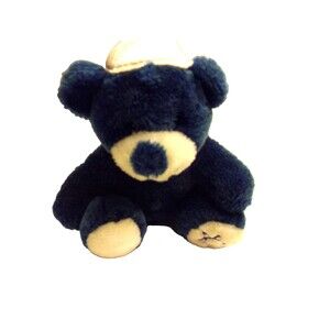 Zanies Jewish Blue Bear Stuffed Animal Yamulka Star of David Plushie